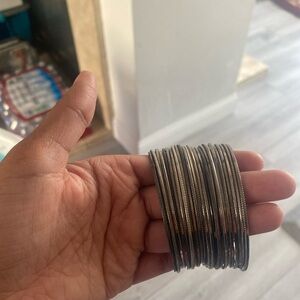 Silver Indian bangels